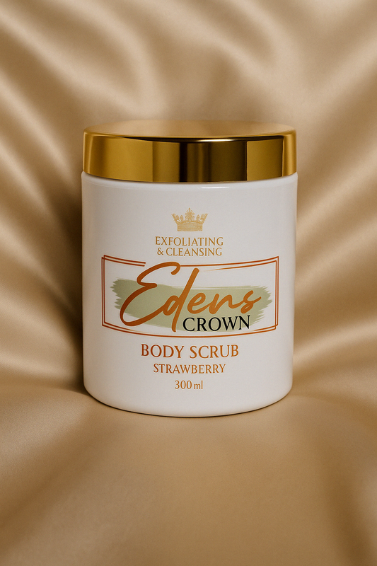 Edens Crown Body Scrub – Strawberry